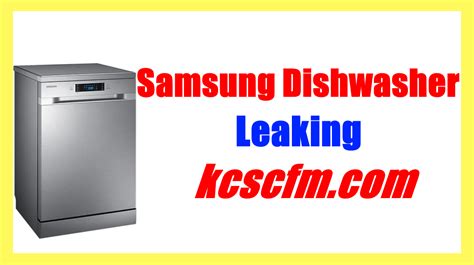 Samsung Dishwasher Leaking